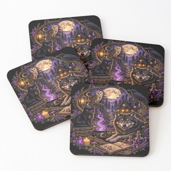 Item preview,  Mystic Guardians of the Moonlit Cottage designed and sold by Losthope Creations.