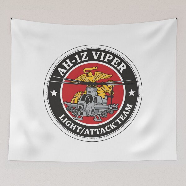 Item preview, US Marine Corps AH-1Z Viper Light/Attack Team Patch designed and sold by CharlieDesings.