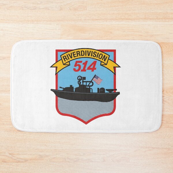Item preview, US Navy River Division 514 Brown Water Navy Patch designed and sold by CharlieDesings.