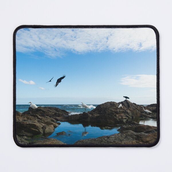 Item preview, Vultures and Egrets on the Rocky Coast designed and sold by ThaCriações.