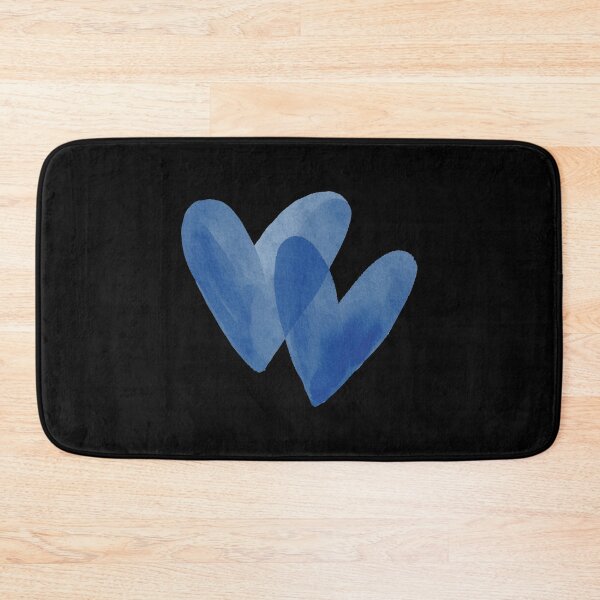 Item preview, Interlocking Watercolor Hearts - Soft Romantic Love Graphic Art | Blue designed and sold by Frohyou.