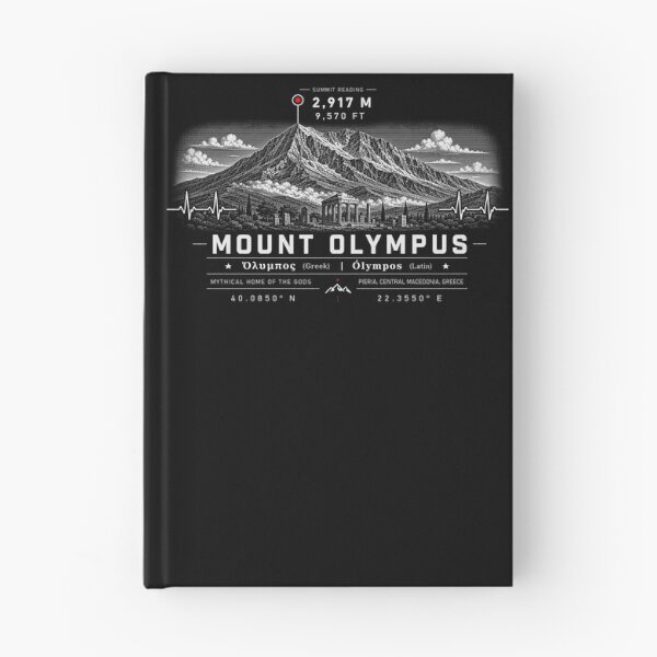 Item preview, ❤️ HEARTBEATS OF THE WORLD COLLECTION ❤️ - Mount Olympus - Όλυμπος - Ólympos  Summit Emblem - PIERIA - CENTRAL MACEDONIA - GREECE designed and sold by WheelieGdArt.