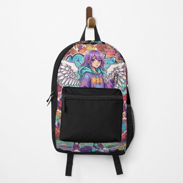 Item preview, Graffiti Angel Girl – Colorful Urban Anime designed and sold by Revyra Design .