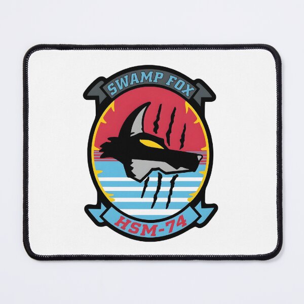 Item preview, US Navy HSM-74 "Swamp Fox" Helicopter Maritime Strike Squadron Patch designed and sold by CharlieDesings.