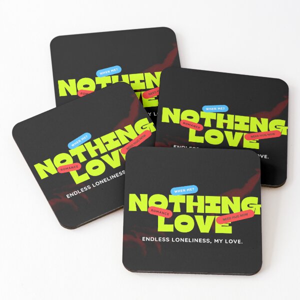 Item preview, Nothing Love Retro Romantic Typography designed and sold by ClinvacaWorks.