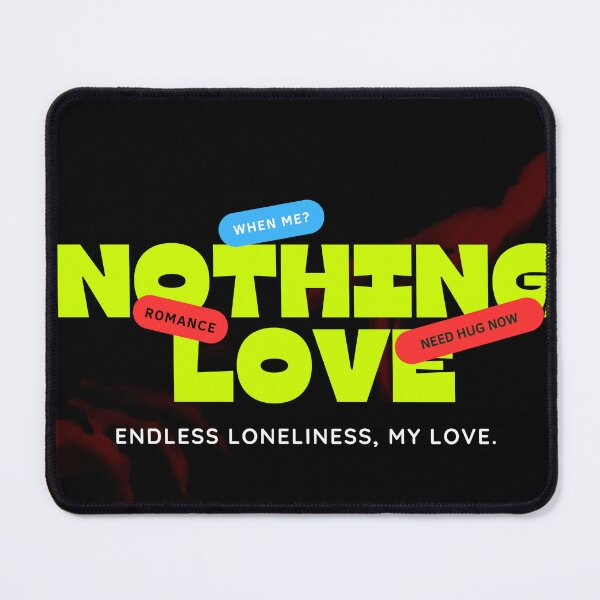 Item preview, Nothing Love Retro Romantic Typography designed and sold by ClinvacaWorks.