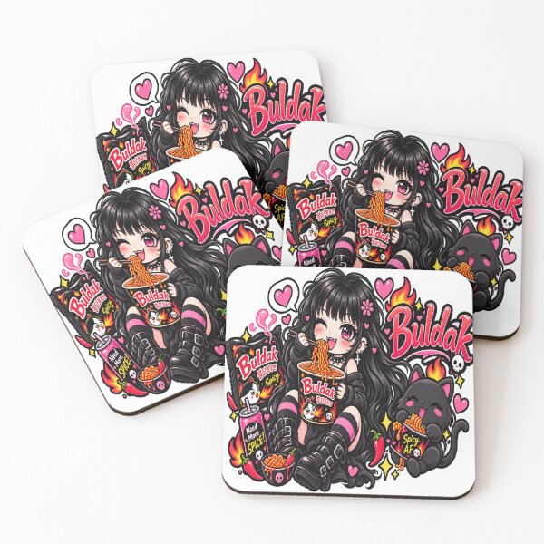 Item preview, Goth Food Gremlin Loves Buldak designed and sold by AnnekeJordaan.
