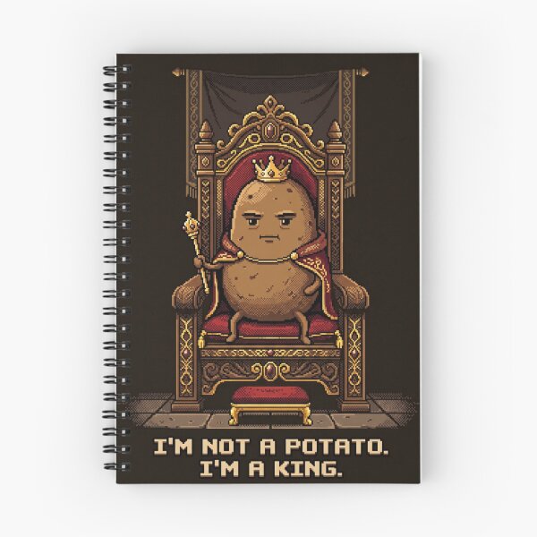 Item preview, Potato King – Funny Majestic Pixel Art designed and sold by Arobinoz.