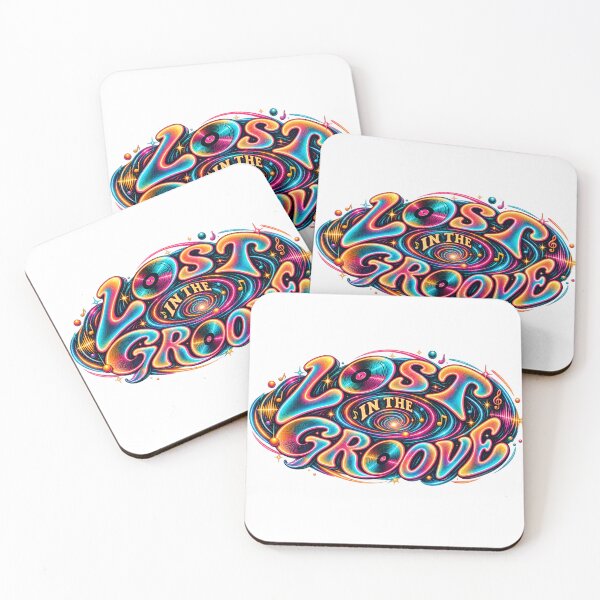 Item preview, Lost in the Groove – Spiral Neon Vinyl Typography designed and sold by Golden Era Studio.