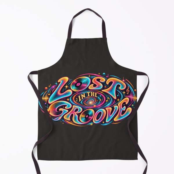 Item preview, Lost in the Groove – Spiral Neon Vinyl Typography designed and sold by Golden Era Studio.