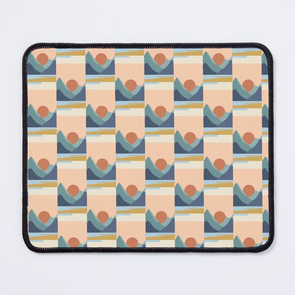 Item preview, Minimalist Mountain Sun Landscape Graphic designed and sold by Itsheartshop.