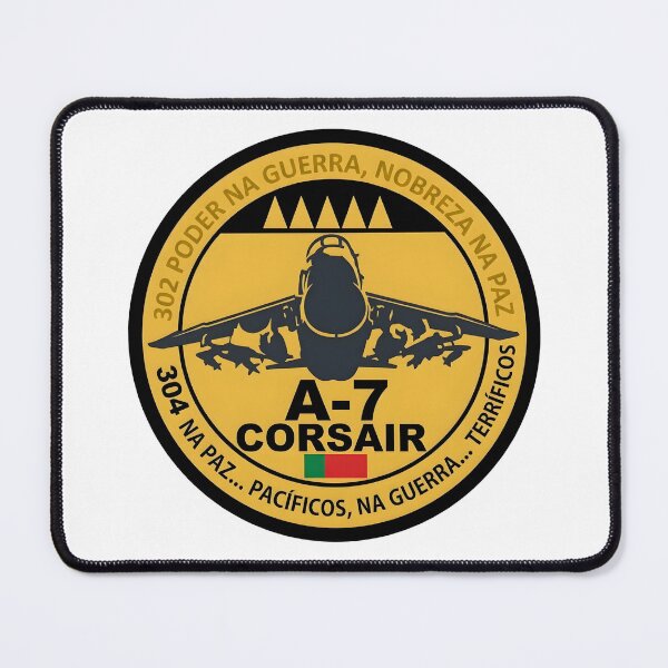 Item preview, Portuguese Air Force A-7 Corsair II Squadrons 302 & 304 Commemorative Patch designed and sold by CharlieDesings.