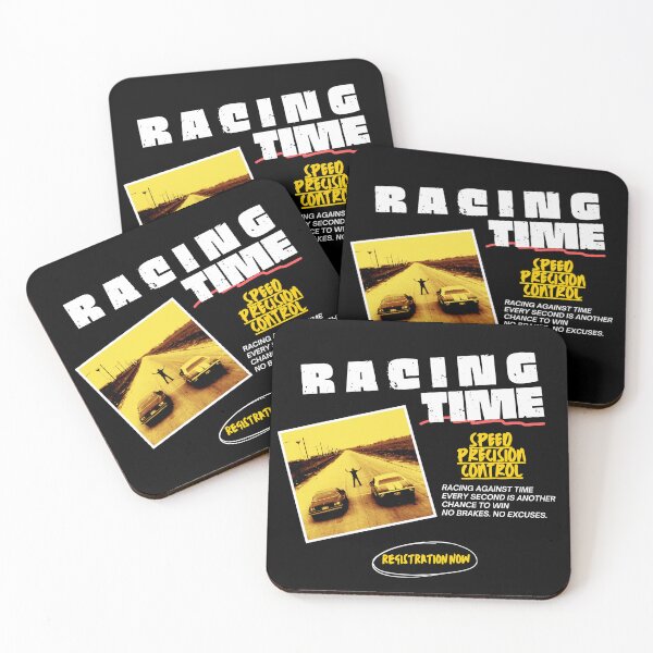 Item preview, Racing Time Vintage Motorsport Poster designed and sold by ClinvacaWorks.
