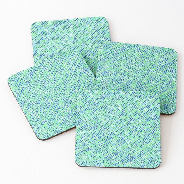 Item preview, Hand lines checkered green/blue/white designed and sold by Riverswimmer.