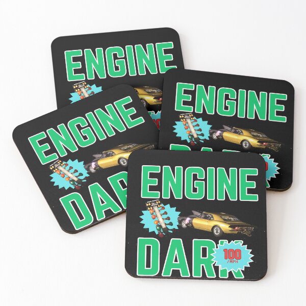 Item preview, Engine Dark Retro Automotive Racing Design designed and sold by ClinvacaWorks.