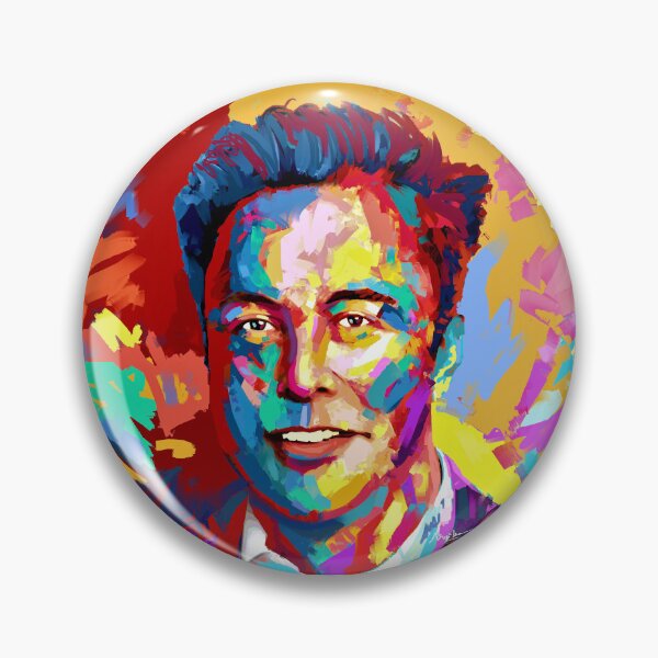 Item preview, Elon Musk Portrait designed and sold by ArtMailsonCello.