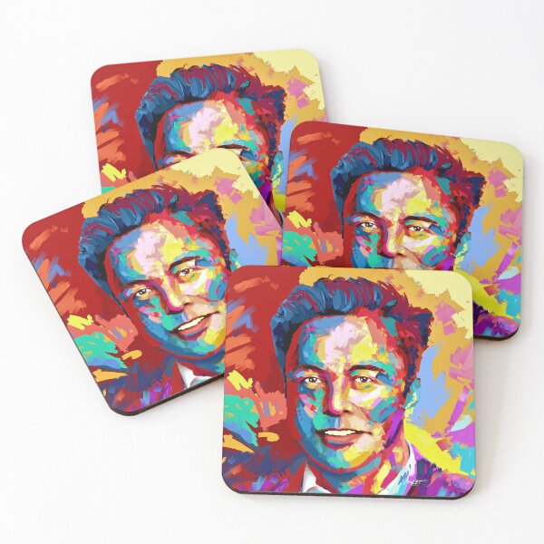 Item preview, Elon Musk Portrait designed and sold by ArtMailsonCello.