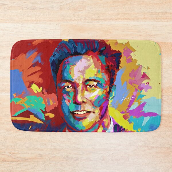 Item preview, Elon Musk Portrait designed and sold by ArtMailsonCello.