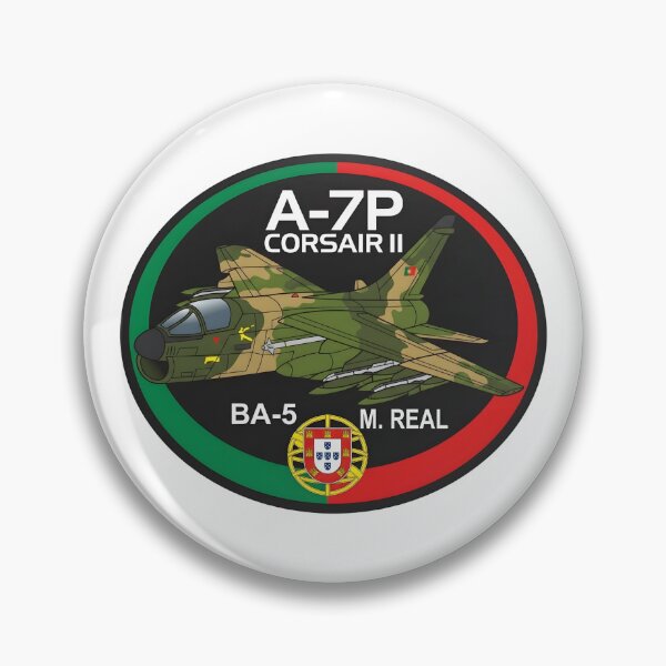 Item preview, Portuguese Air Force A-7P Corsair II Monte Real BA-5 Patch designed and sold by CharlieDesings.