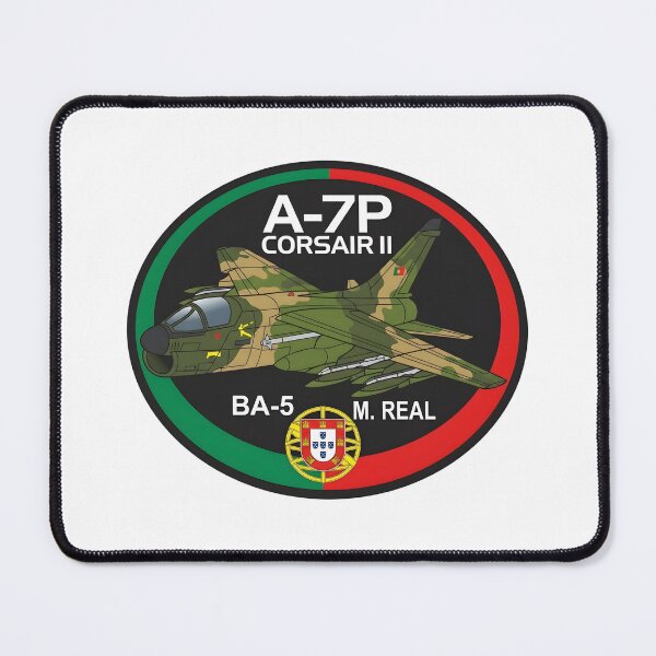 Item preview, Portuguese Air Force A-7P Corsair II Monte Real BA-5 Patch designed and sold by CharlieDesings.