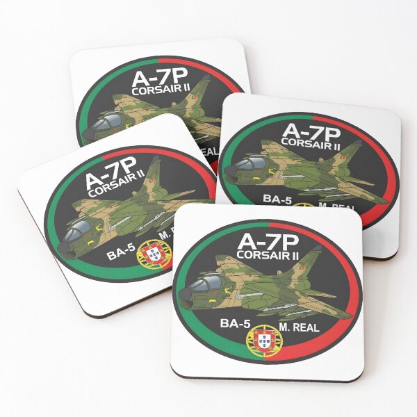 Item preview, Portuguese Air Force A-7P Corsair II Monte Real BA-5 Patch designed and sold by CharlieDesings.