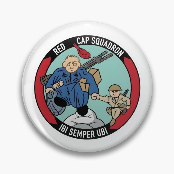 Item preview, US Army Air Forces 33rd Transport Squadron "Red Cap Squadron" Patch designed and sold by CharlieDesings.