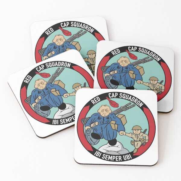 Item preview, US Army Air Forces 33rd Transport Squadron "Red Cap Squadron" Patch designed and sold by CharlieDesings.