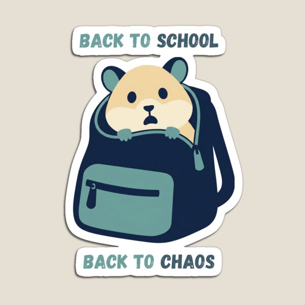 Item preview, Back to School Back to Chaos Funny Hamster designed and sold by T-version.