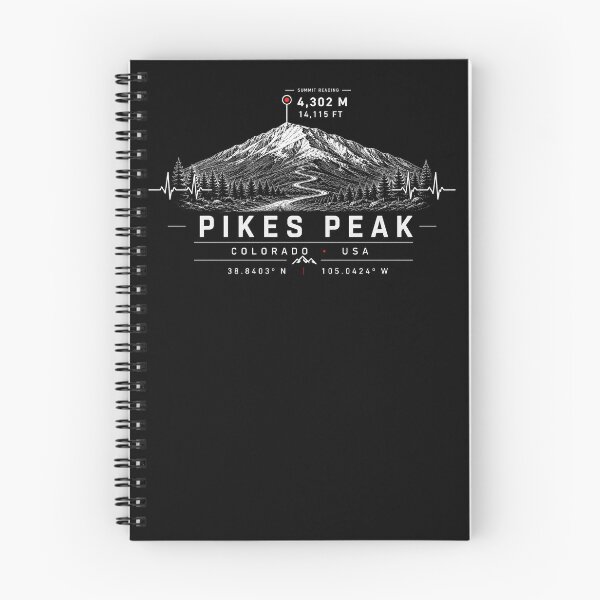 Item preview, ❤️ HEARTBEATS OF THE WORLD COLLECTION ❤️ - Pikes Peak Summit Emblem - PIKE NATIONAL FOREST - FRONT RANGE - ROCKY MOUNTAINS - COLORADO - USA designed and sold by WheelieGdArt.