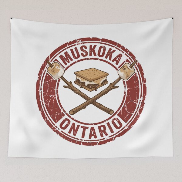 Item preview, Muskoka - Ontario (with Red Lettering) designed and sold by VelvetRoom.