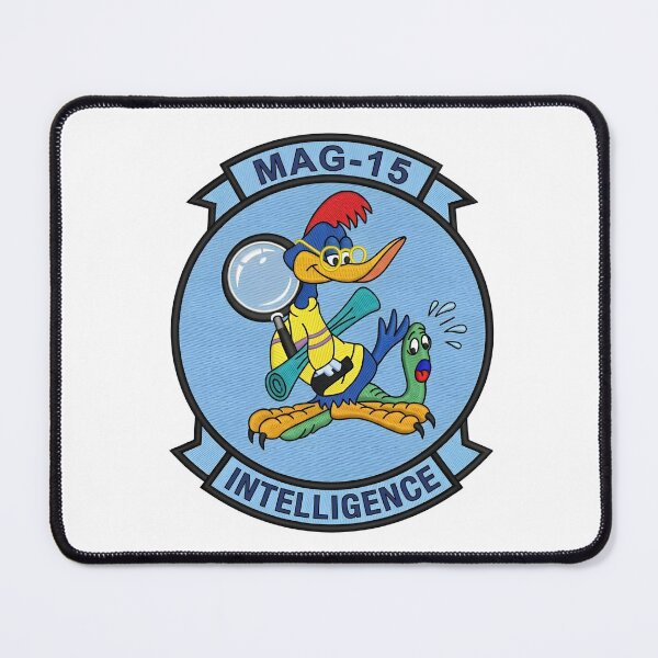 Item preview, US Marine Corps MAG-15 Intelligence Section Patch designed and sold by CharlieDesings.