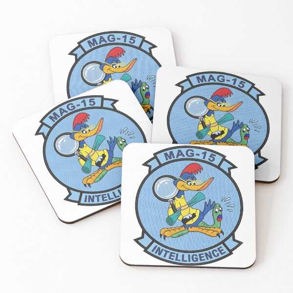 Item preview, US Marine Corps MAG-15 Intelligence Section Patch designed and sold by CharlieDesings.