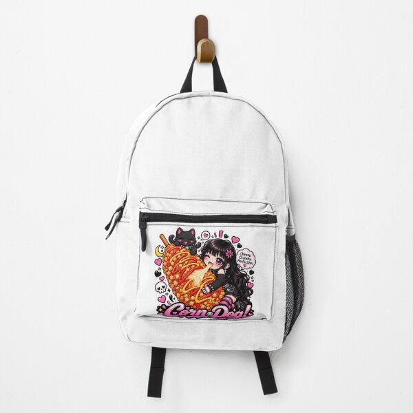 Item preview, Goth Food Gremlin Loves Corn Dog designed and sold by AnnekeJordaan.