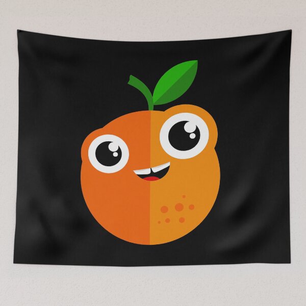 Item preview, Cute Cartoon Orange Fruit with Big Eyes designed and sold by chaaval.