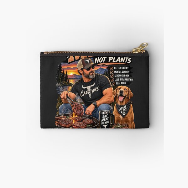 Item preview, FUELED BY MEAT NOT PLANTS designed and sold by CarnivoreGifts.