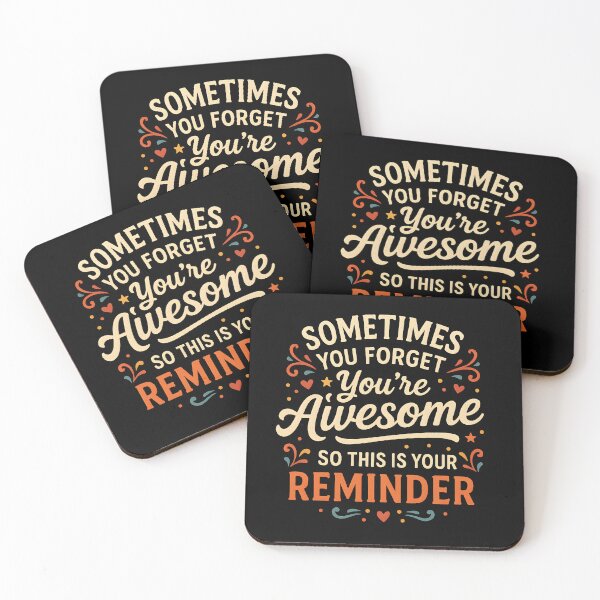 Item preview, Sometimes You Forget You're Awesome So This Is Your Reminder Motivational Typography designed and sold by Photo-Sphere101.