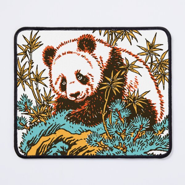 Item preview, Cute Panda Bear Bamboo Nature designed and sold by trajeado14.