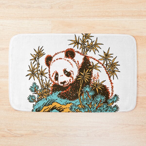 Item preview, Cute Panda Bear Bamboo Nature designed and sold by trajeado14.