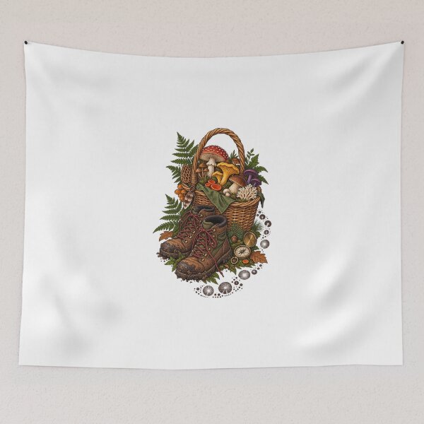 Item preview, Woodland Survey Basket designed and sold by UrbanCanvvas.