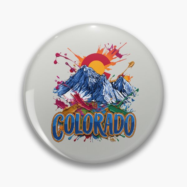 Artikelvorschau, Colorado Color Splash Design PNG Transparent entworfen und verkauft von Rocky Mountain Artistry.
