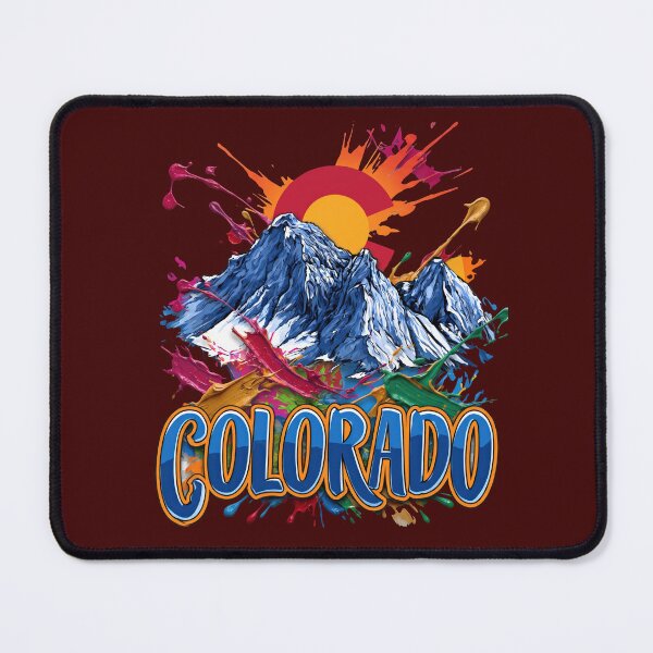 Item preview, Colorado Color Splash Design PNG Transparent designed and sold by Rocky Mountain Artistry.