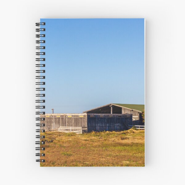 Item preview, Weathered Wooden Beach Shack by Coastal Grassland Under Clear Blue Sky and Ocean Horizon designed and sold by Nmallia.