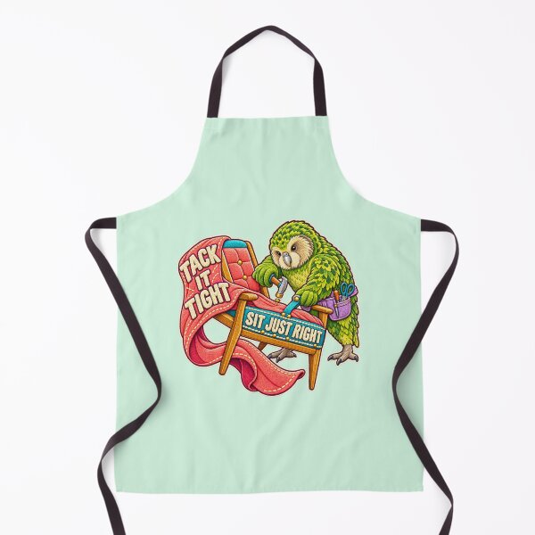 Item preview, Labor Day Kakapo Upholsterer – Tack It Tight Sit Just Right Embroidery Design designed and sold by Jaani-T.