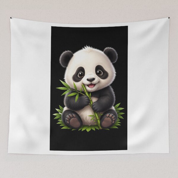 Item preview, soft cute panda animal ll Sweet, eye-catching cartoon panda graphic design designed and sold by everyone cloth house.
