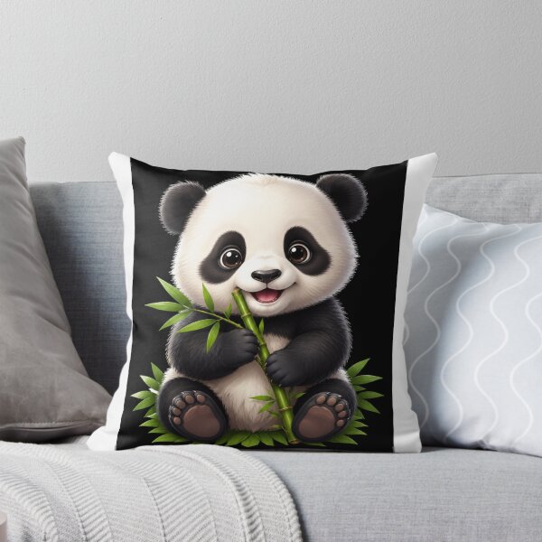 Item preview, soft cute panda animal ll Sweet, eye-catching cartoon panda graphic design designed and sold by everyone cloth house.