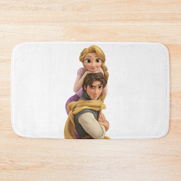 Item preview, Rapunzel and Flynn Rider Tangled Couple Long Hair 3D Character Design designed and sold by 4U---Store.