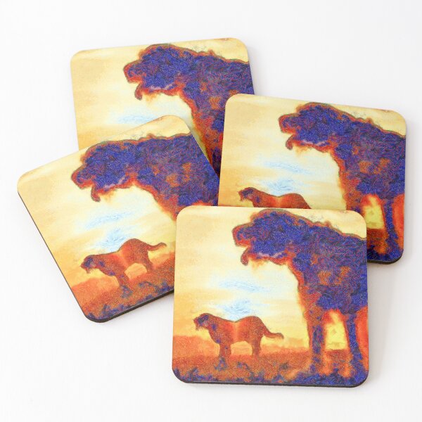 Item preview, Italian Spinone Silhouettes designed and sold by FOLK ART FUSION by heidiannemorris.