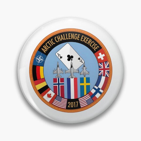 Item preview, Arctic Challenge Exercise 2017 NATO Military Patch designed and sold by CharlieDesings.