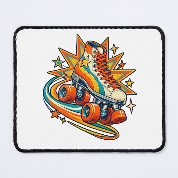 Item preview, Retro Quad Skate Starburst designed and sold by UrbanCanvvas.