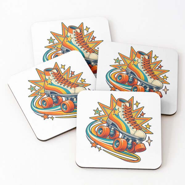 Item preview, Retro Quad Skate Starburst designed and sold by UrbanCanvvas.